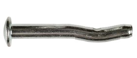 1/4 x 2 Mushroom Head Crimp Drive Anchor ZN